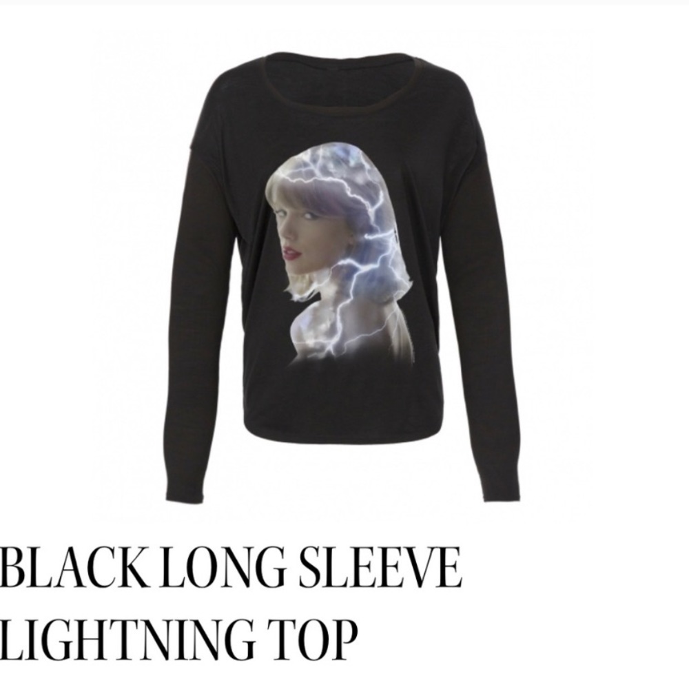 Taylor Swift - Black Long Sleeve Sweatshirt